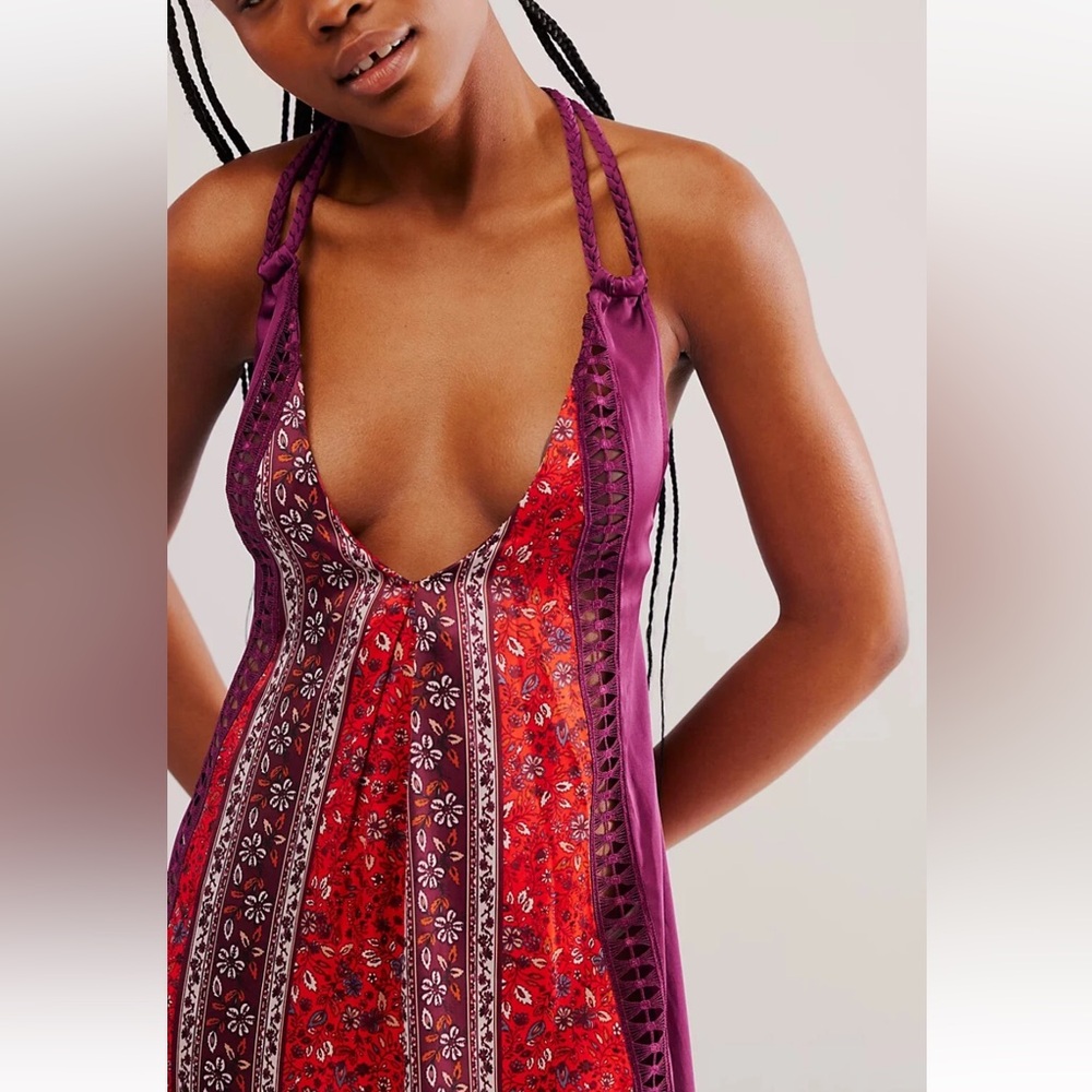 NWT! Free People Intimately Bohemian Nights Maxi Slip - Picture 6 of 14